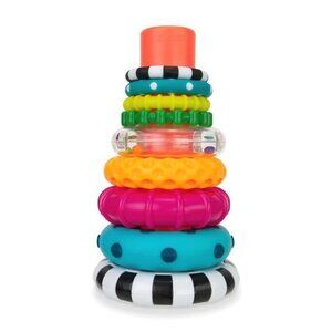 Sassy Stacks of Circles‎ Stacking Ring STEM Learning Toy, Age 6+ Months